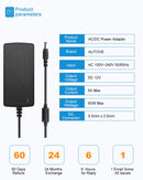 C 12V 5A Power Supply Adapter Converter Transformer AC 100-240V Input with 5.5x2.5mm DC Output Jack for 5050 3528 LED Strip Module Light