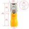 1/4" Female Quick disconnects Vinyl Insulated Spade Wire Connector Electrical Crimp Terminal 12-10 AWG Yellow (100PCS)