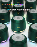 elesories S5-STD White Noise Sound Machine with LED Night Light（Green）