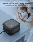 elesories S3-ECO White Noise Machine with 24 Soothing Sounds(Black)